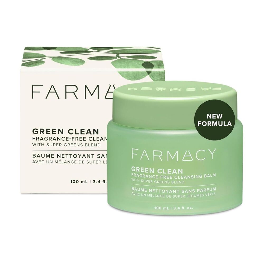 Farmacy Green Clean Waterproof Makeup Remover Double Cleanser Balm